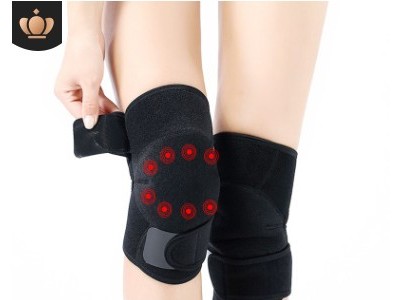 厂家直销自发热磁石护膝发热护具运动护膝保暖运动护具托玛琳新款