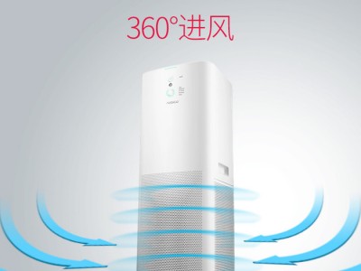诺比克NBO-J016智能空气净化器家用卧室空气净化器除烟味粉尘杀菌诺比克wifi无线