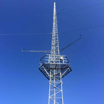 测风塔厂家 圆钢测风塔 环境监测气象塔 厂家供应