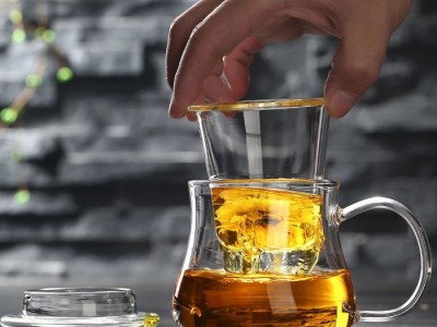玉清 茶杯  红茶 绿茶 花茶   玻璃茶杯厂家  茶叶  黑茶 乌龙茶  玻璃茶杯 白茶 小青桔 普洱茶 菊花茶