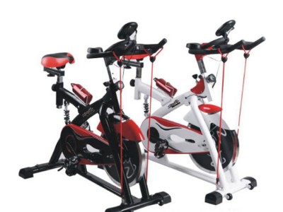 带皮带静音室内运动减肥健身器材 动感单车 家用脚踏自行车健身