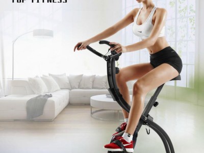美力健身车家用超静音室内折叠动感单车 健身器材脚踏车运动自行车