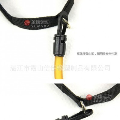 拉力器 天然乳胶拉力器，瑜加拉力器跆拳道腿部训练器