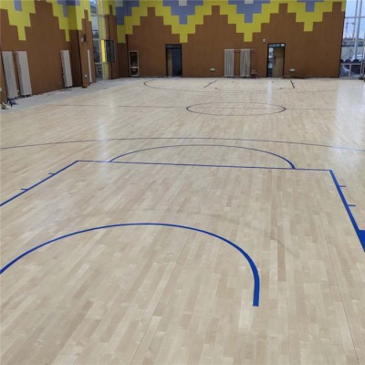河北科维诺 篮球木地板 体育专用木地板 羽毛球木地板 体育木地板 健身房木地板 防滑耐磨