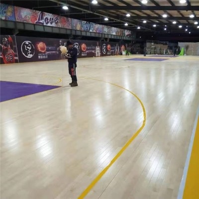 双鑫体育 健身房运动木地板 体育地板 可上门安装