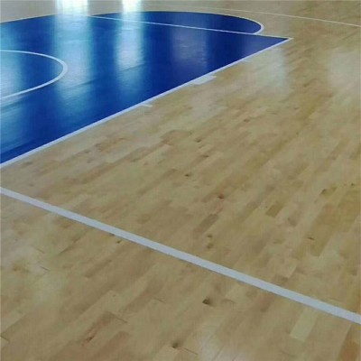 双鑫体育木地板按需定制 体育地板 健身房木地板 价格合理