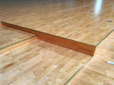 健身房 瑜伽室实木体育运动木地板厂家铺装效果