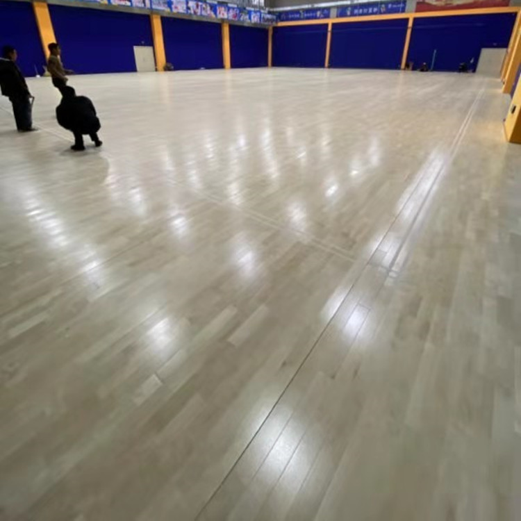 双鑫健身房运动木地板生产基地 体育专用木地板 健身房木地板 支持拿样