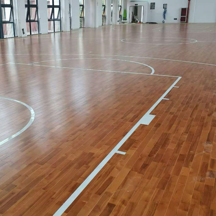 双鑫健身房运动木地板生产基地 体育专用木地板 健身房木地板 支持拿样