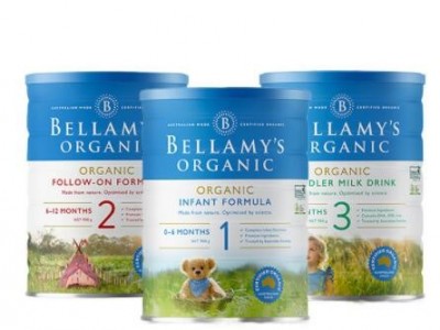澳洲进口Bellamy's贝拉米奶粉900g 1段2段3段4段婴幼儿配方牛奶粉