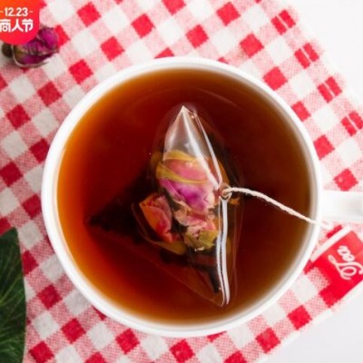 玫瑰普洱茶 花草茶 优质厂家供应 可贴牌 立体三角茶包OEM